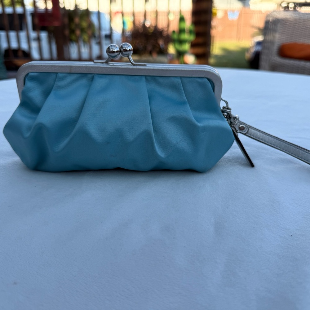 Elegant Blue Clutch Bag